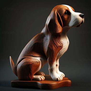 3D model Beagle dog (STL)